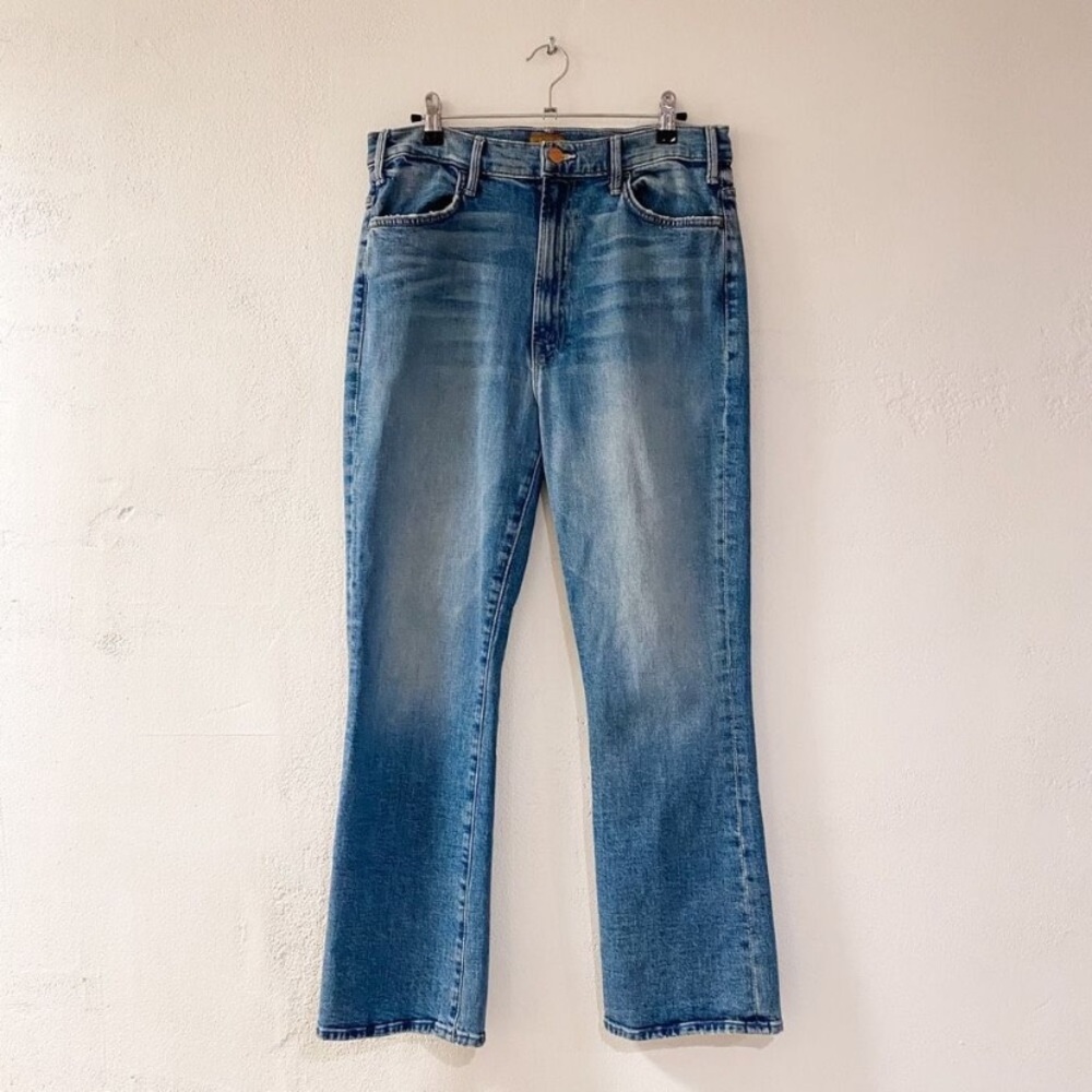 Mother The Hustler Ankle Jean in Scenic Route Blue Size 32